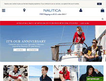 Tablet Screenshot of nautica.com